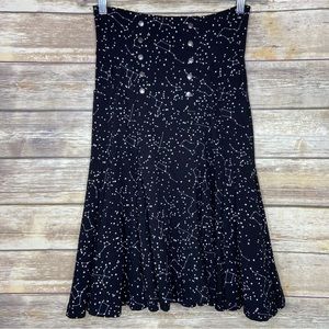 Effie’s Heart M constellation star skirt with buttons in the front and pockets